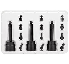 NECA Action Figure Head Display Stands 3pcs Set Black Fits Most 6" to 8" Figure NECA - KOEEK