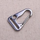 2pcs EDC Stainless Steel Keychain Carabiner Portable Car Key Bag Pendant Tool 07FC0E-D4 - KOEEK