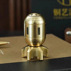 Brass Finger Spinner Hand Fidget Spinners Roler Haptic Bomb Home Decor Desk Toy 07FC0E-D4 - KOEEK