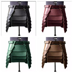 Medieval Viking Knight Leg Armor Leather Tassets Belt Renaissance LARP Skirt 07FC0E-D4 - KOEEK