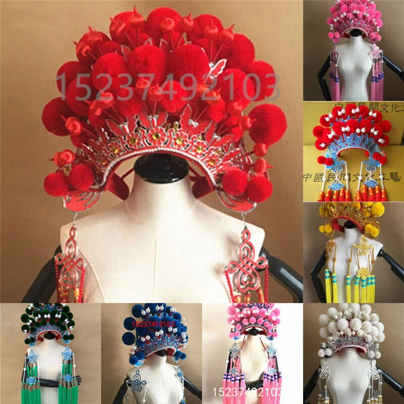Chinese Drama Peking Opera Crown Cosplay Headdress Fancy Dress Phoenix Coronet 07FC0E-D4 - KOEEK