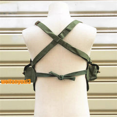 Chinese 56 Type Multi Pocket Tactical Vest Chest Rig Pouch Carrying Bullet Bag 07FC0E-D4 - KOEEK