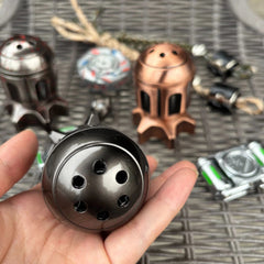 Revolver Bullet Dice Set Finger Spinning Multifunctional Game Prop EDC Metal Toy 07FC0E-D4 - KOEEK