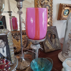 ANTHROPOLOGIE PIPER LYCHEE CLEMENTINE PINK GLASS CANDLE 💕~ 70 hr 15.34 oz. ANTHROPOLOGIE - KOEEK