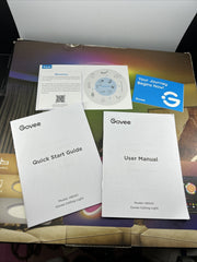 2 Govee Smart Ceiling Light, RGBIC LED Ceiling Light Fixture, 2400LM Flush Mount GOVEE - KOEEK