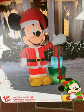 Disney/Gemmy Mickey Mouse 7’ Christmas Inflatable, Self-Inflates, Lights Up, GEMMY - KOEEK