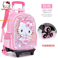 Cinnamoroll Kuromi Trolley Case Backpack Student Bag Climbing Stairs Bag Gift 07FC0E-D4 - KOEEK