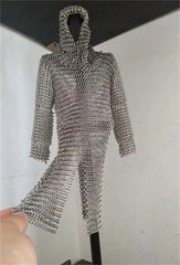 12" Warrior Knight Alloy Body Chain Metals Armour Costume for 1/6 Figure Lot 07FC0E-D4 - KOEEK