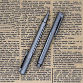 Titanium Mini Ballpoint Pen Signature Writing Pocket Pen Office Outdoor EDC 07FC0E-D4 - KOEEK