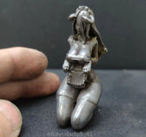 Brass Girl Statue Art Beauty Figurine Decor Netsuke Art Collectable 07FC0E-D4 - KOEEK