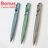 TC4 Titanium Bolt Action Ballpoint Pen EDC Pocket Pen Office Stationery Outdoor 07FC0E-D4 - KOEEK