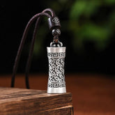 Buddhist Prayer Box Pendant Necklace Ghau Box Pendan Tibetan Gawu Box Necklace 07FC0E-D4 - KOEEK