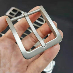 Concise TC4 Titanium Alloy Belt Buckle Waist Strap Head Men's Accessories Gifts 07FC0E-D4 - KOEEK