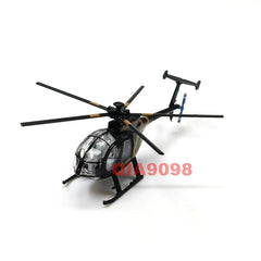1/100 Scale US MD500 Little Bird Helicopter Assembled Metal + Plastic Model 07FC0E-D4 - KOEEK
