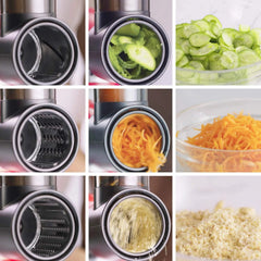 KitchenAid Slicer and Shredder Attachment for Stand Mixer with 3 Blades 07FC0E-D4 - KOEEK