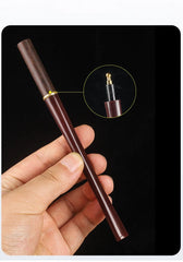 17cm Wood Cigarette Holder Long Reusable Filter Pipe Black Rosewood for Men 07FC0E-D4 - KOEEK