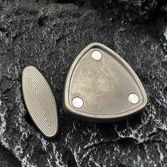 Titanium Alloy Click Clicker Revolve Slider Push Card Hand Fidget pocket EDC Toy 07FC0E-D4 - KOEEK