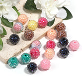 20Pc Aurora Mermaid Bead Through Hole Round Bead Diy Jewelry Accessories 07FC0E-D4 - KOEEK
