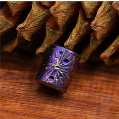 Titanium Knife Lanyard Bead Paracord Necklace Pendant Bracelet Bead EDC Handmade 07FC0E-D4 - KOEEK