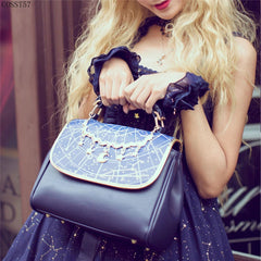 Women Bag Constellation Crossbody Fashion Bags Handbag Lolita JK Girl Zipper Bag 07FC0E-D4 - KOEEK
