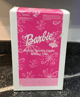 Barbie Twinkle Lights Holiday Tree - Fiber Optic Tree with Ornaments 2002 BARBIE - KOEEK