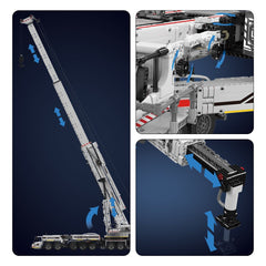 new Mould King 17007 Liebherr LTM 11200 Crane Truck Vehicle Building Block RC Toy MOULD KING - KOEEK