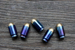 Bullet Shape Titanium Brass Lanyard Bead Knife Paracord Pendant Bracelet DIY EDC 07FC0E-D4 - KOEEK