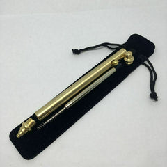 EDC Brass Bolt Gel Pen Ballpoint Rollerball Signature Pens Office Stationery 07FC0E-D4 - KOEEK