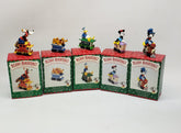 1998 Hallmark Merry Miniatures "Mickey Express" Disney Train Figurines Full Set! HALLMARK - KOEEK