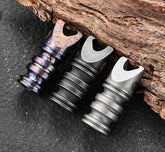 EDC Titanium Alloy Multi Tools Opener Screwdriver Prtable Pendant Bead Key chain 07FC0E-D4 - KOEEK