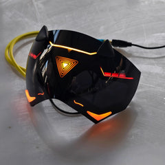 Zenless Zone Zero Trigger Half Face Mask LED Light 7 Emotions Change Eye Mask 07FC0E-D4 - KOEEK