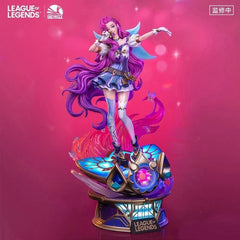Official League of Legends Seraphine 1/4 LED Light GK Figure Resin Statue Model 07FC0E-D4 - KOEEK