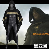 Black Adam Teth-Adam Bodysuit Cosplay Costume Suit Cloak Halloween Outfit 07FC0E-D4 - KOEEK
