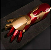1:1 Avengers Iron Man MK42 Armor Hand Arm LED Gloves Voice Halloween Cosplay Toy 07FC0E-D4 - KOEEK