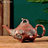 480ml Chinese Yixing Purple Clay Tea Pot Creative Tea Accessories Filter Teapot 07FC0E-D4 - KOEEK