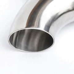 304 Stainless Steel 3 Way Y-Shape Pipe Tee Piece 90° Exhaust Polished Tube Tool 07FC0E-D4 - KOEEK