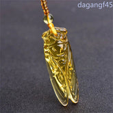 1Pc Yellow Crystal Hand-Carved Chinese Pendant Amulet Jewelry Necklace Gift 07FC0E-D4 - KOEEK