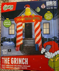 10 FT DR SEUSS GRINCH ARCHWAY Airblown Lighted Yard Inflatable Gemmy GEMMY - KOEEK