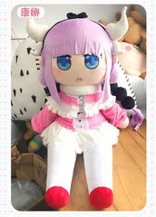 47" Miss Kobayashi's Dragon Maid Kanna Kamui Soft Stuffed Doll Plush Toy Gift