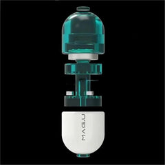GAO STUDIO EDC Luminous Blue Mechanical Capsule Toys Hand Spinner Fidget Toys 07FC0E-D4 - KOEEK