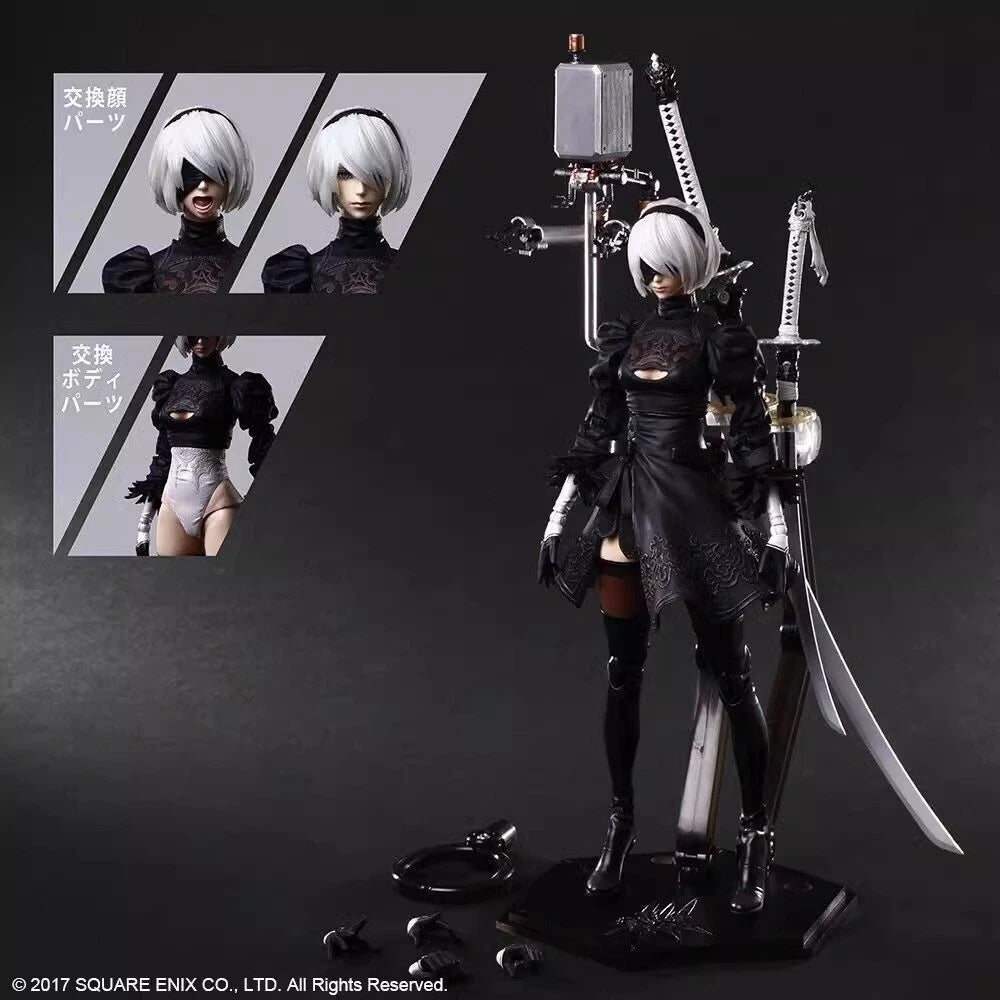 Anime Character 2B No.2 Action Figure 2B Statue Deluxe Ver. Collect 07FC0E-D4 - KOEEK