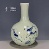 6.6'' Shrimp Fun Tianqiu Bottle Made in the Qianlong Year of the Qing Dynasty 07FC0E-D4 - KOEEK