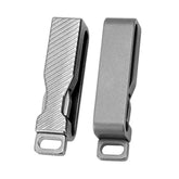 Titanium Alloy Belt Buckle EDC Portable Men‘s Belt Clip Waist Hang Keychain 07FC0E-D4 - KOEEK