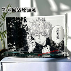 Anime Jujutsu Kaisen Gojo Satoru Acrylic Desktop Stand Collection Decor Gift 07FC0E-D4 - KOEEK