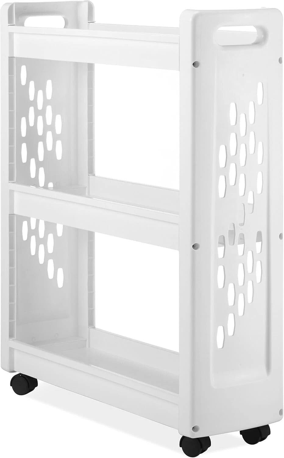 3 Tier Rolling Laundry Cart 8.50x26.0x31.0 07FC0E-D4 - KOEEK