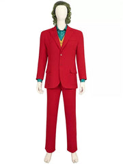 Joker: Folie à Deux The Joker Red Suit Uniform Cosplay Costume Outfit Halloween 07FC0E-D4 - KOEEK