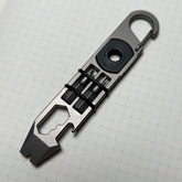 Titanium Alloy Multi-function Crowbar Pocket Pry Bar EDC Tool Opener Screwdriver 07FC0E-D4 - KOEEK