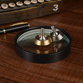 Spinning Top Finger Spinner CNC Stainless Steel Brass Fidget Toy EDC Gift 07FC0E-D4 - KOEEK