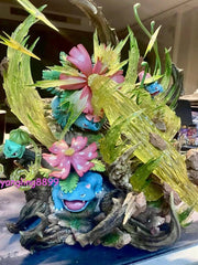 Recast Fantasy Studio Venusaur Family Figure Resin Statue Model Collectible 38cm 07FC0E-D4 - KOEEK