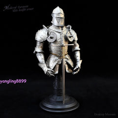 19cm European Medieval Knight Armor Resin Model Desk Decor Resin Figure Toy Gift 07FC0E-D4 - KOEEK